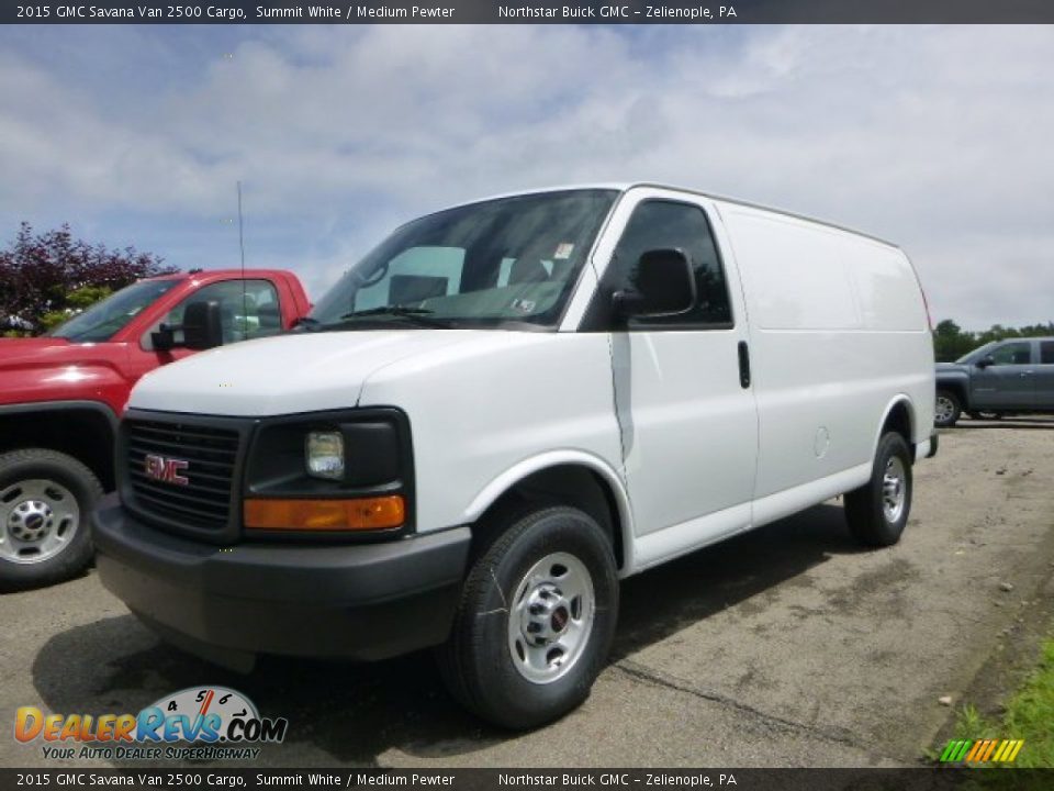2015 GMC Savana Van 2500 Cargo Summit White / Medium Pewter Photo #1