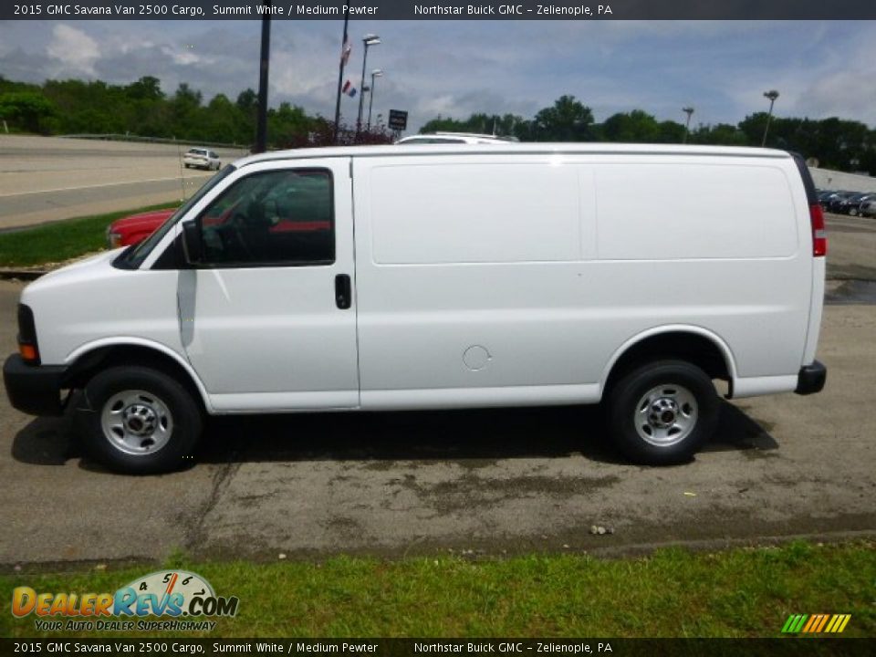 2015 GMC Savana Van 2500 Cargo Summit White / Medium Pewter Photo #2