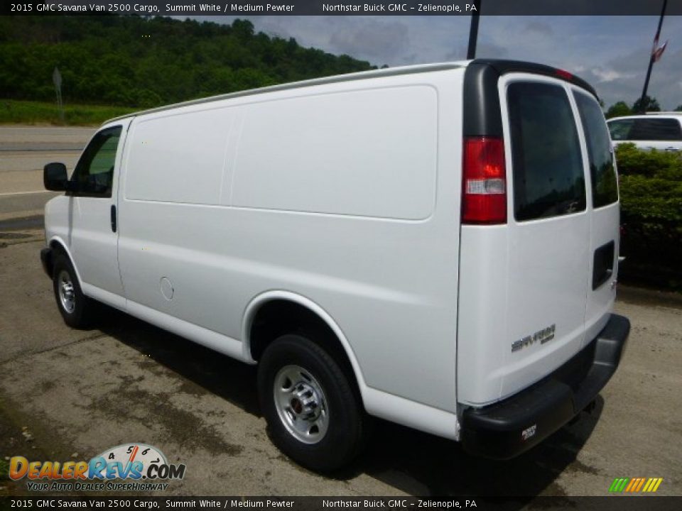 2015 GMC Savana Van 2500 Cargo Summit White / Medium Pewter Photo #3