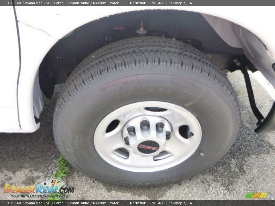 2015 GMC Savana Van 2500 Cargo Summit White / Medium Pewter Photo #11