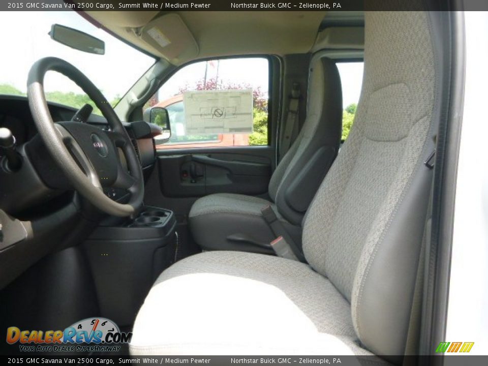 2015 GMC Savana Van 2500 Cargo Summit White / Medium Pewter Photo #14