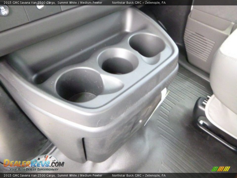 2015 GMC Savana Van 2500 Cargo Summit White / Medium Pewter Photo #16