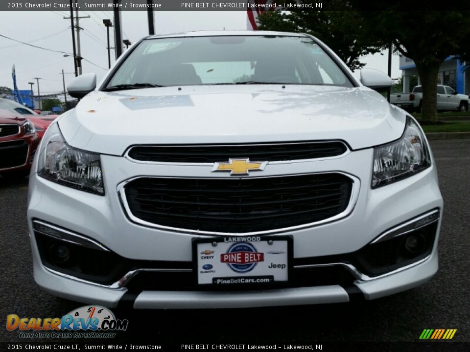 2015 Chevrolet Cruze LT Summit White / Brownstone Photo #2