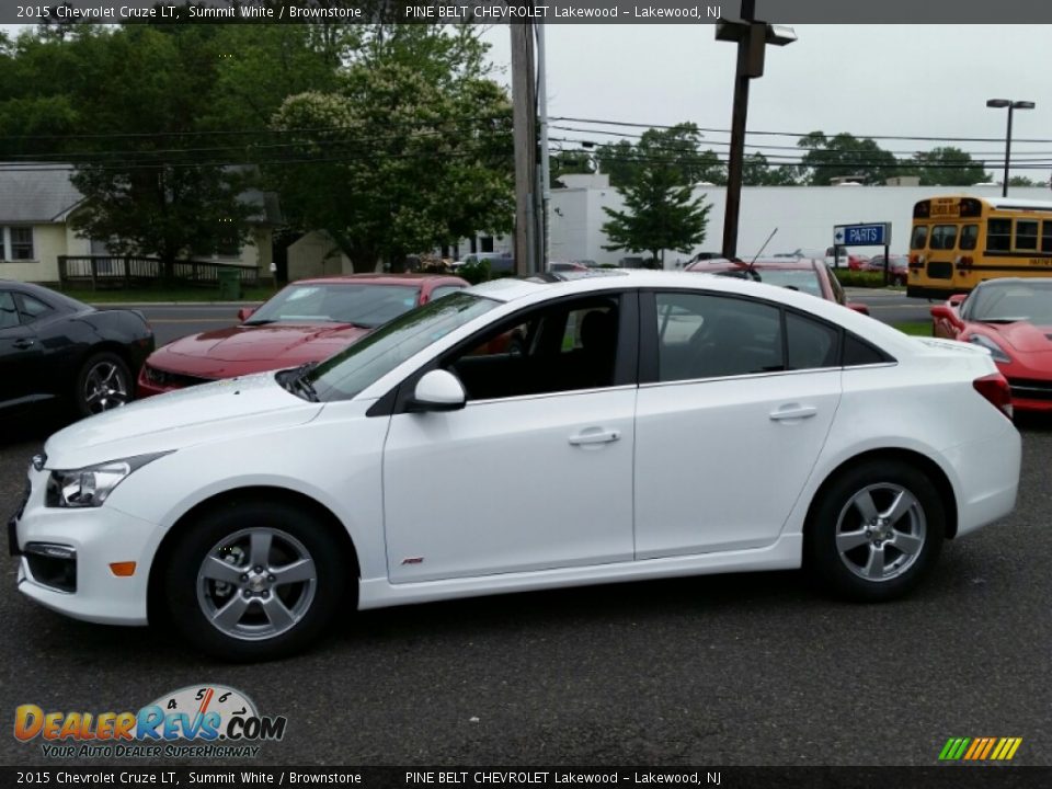2015 Chevrolet Cruze LT Summit White / Brownstone Photo #3