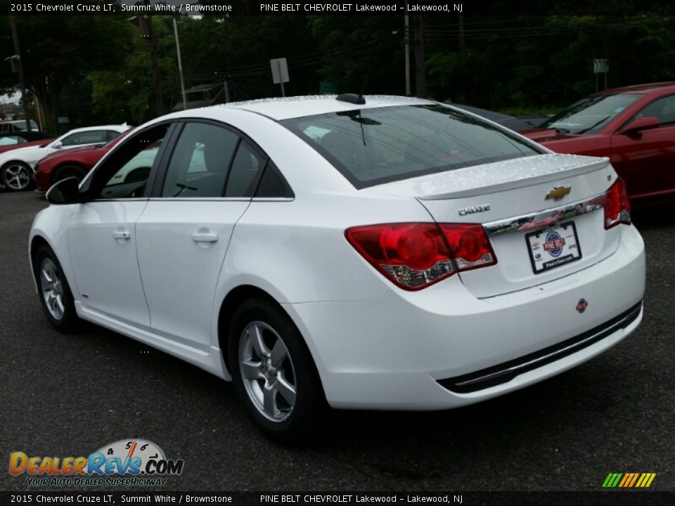 2015 Chevrolet Cruze LT Summit White / Brownstone Photo #4