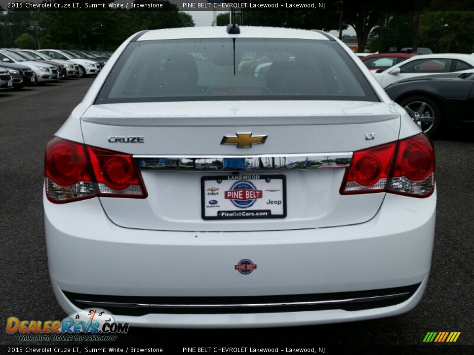 2015 Chevrolet Cruze LT Summit White / Brownstone Photo #5