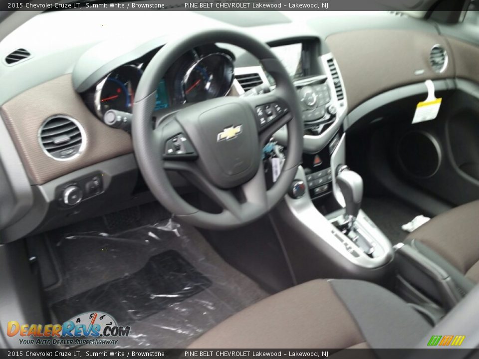 2015 Chevrolet Cruze LT Summit White / Brownstone Photo #7