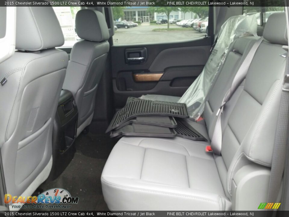 2015 Chevrolet Silverado 1500 LTZ Crew Cab 4x4 White Diamond Tricoat / Jet Black Photo #4