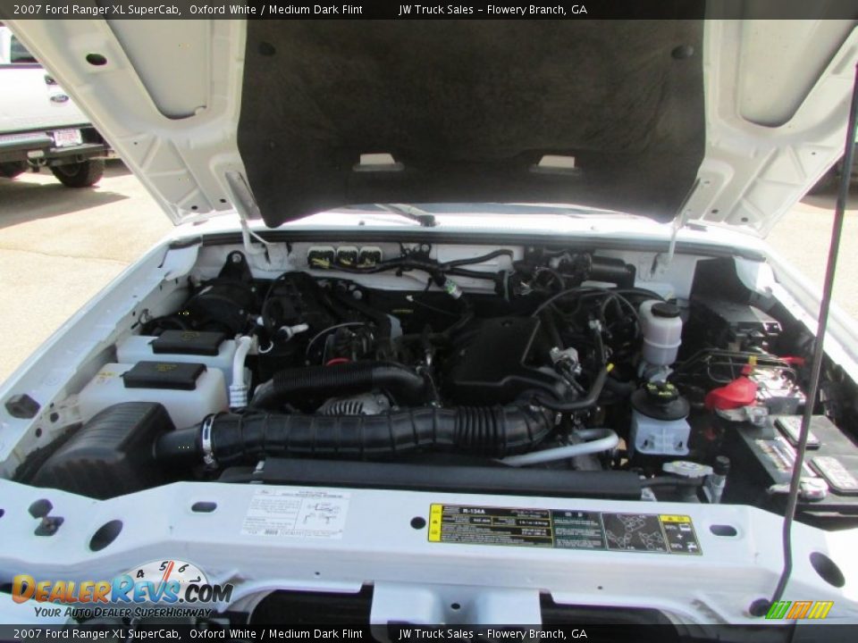 2007 Ford Ranger XL SuperCab Oxford White / Medium Dark Flint Photo #15
