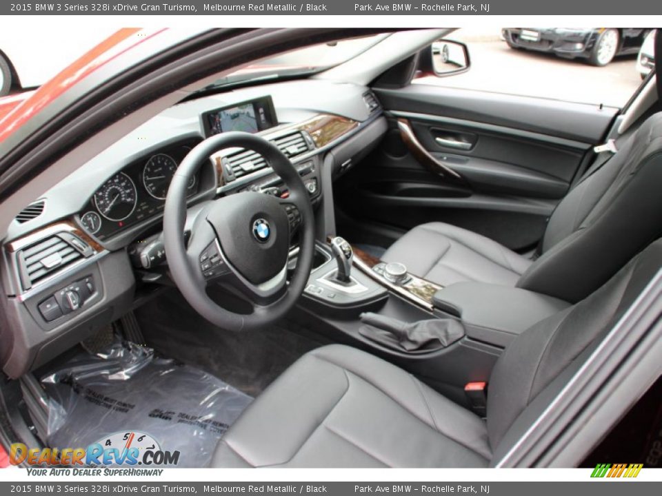 Black Interior - 2015 BMW 3 Series 328i xDrive Gran Turismo Photo #11