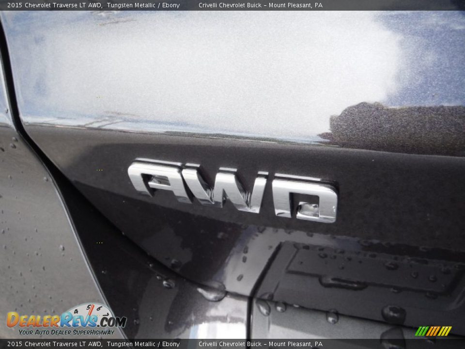 2015 Chevrolet Traverse LT AWD Tungsten Metallic / Ebony Photo #7
