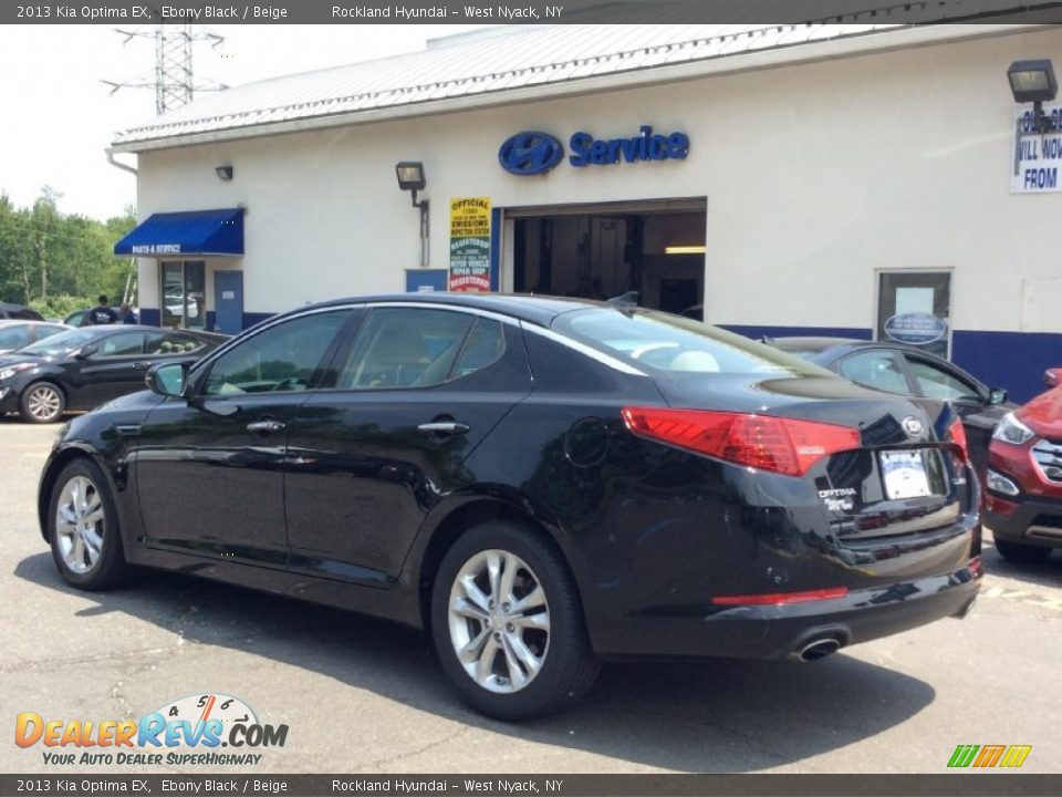 2013 Kia Optima EX Ebony Black / Beige Photo #6