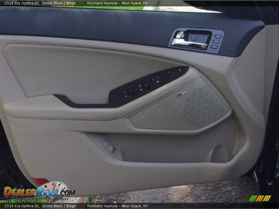 2013 Kia Optima EX Ebony Black / Beige Photo #7