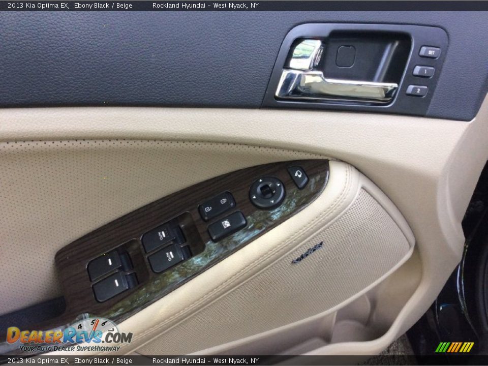 2013 Kia Optima EX Ebony Black / Beige Photo #8