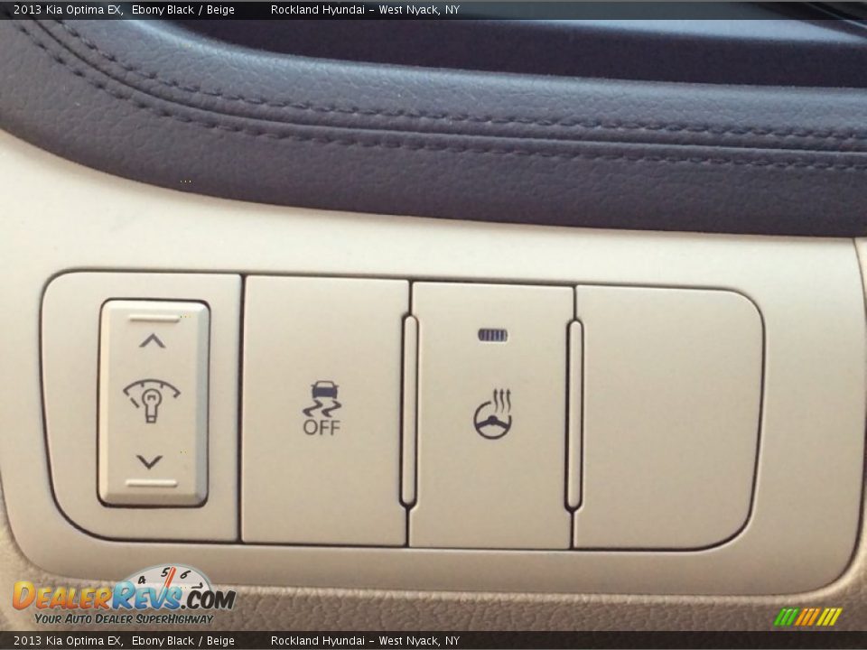 2013 Kia Optima EX Ebony Black / Beige Photo #11