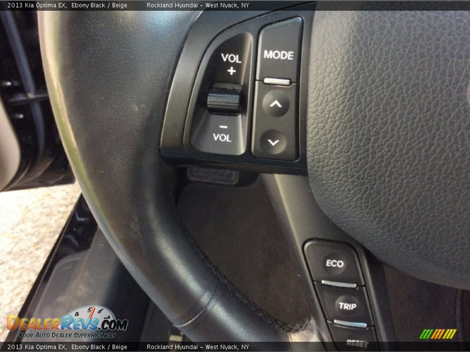 2013 Kia Optima EX Ebony Black / Beige Photo #15