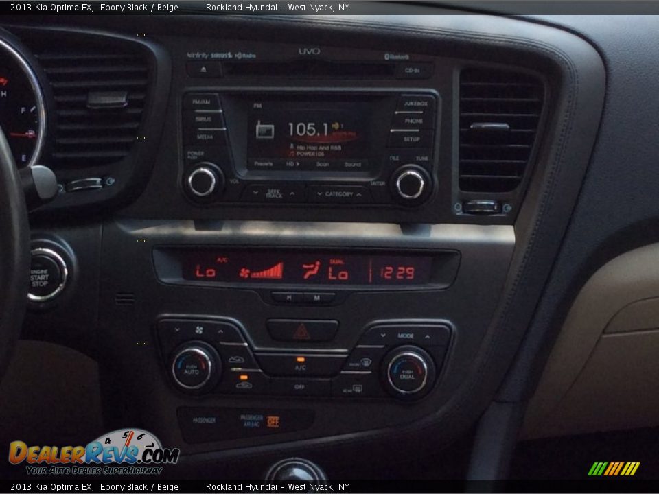 2013 Kia Optima EX Ebony Black / Beige Photo #18