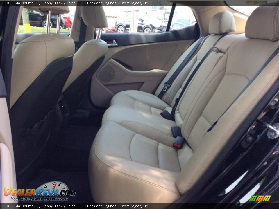 2013 Kia Optima EX Ebony Black / Beige Photo #20