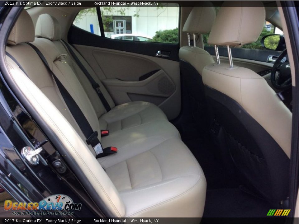 2013 Kia Optima EX Ebony Black / Beige Photo #23