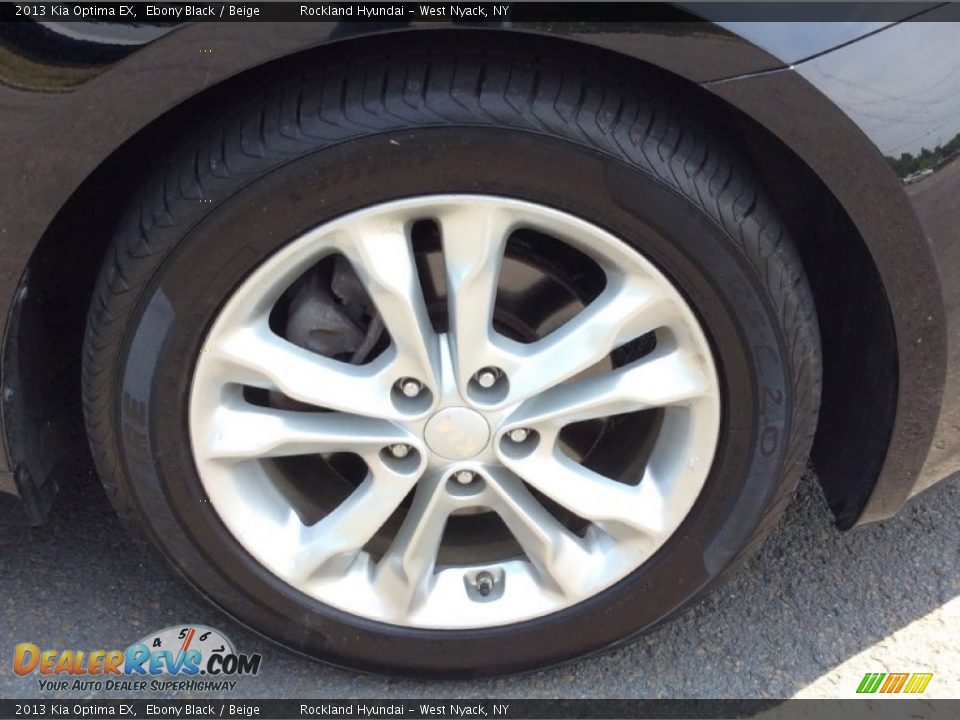 2013 Kia Optima EX Ebony Black / Beige Photo #27