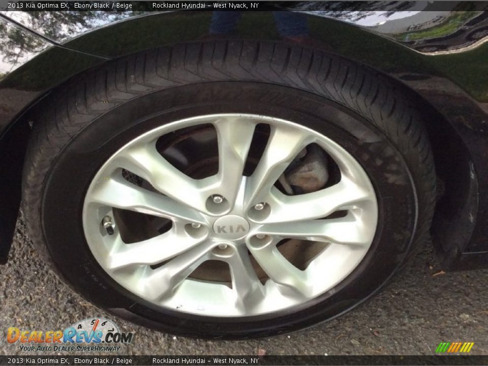 2013 Kia Optima EX Ebony Black / Beige Photo #28