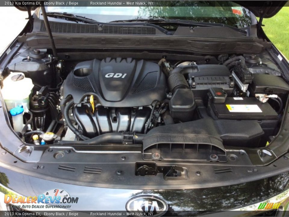 2013 Kia Optima EX Ebony Black / Beige Photo #29