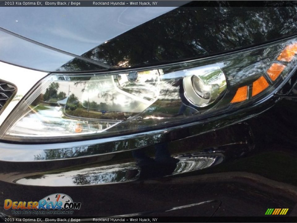 2013 Kia Optima EX Ebony Black / Beige Photo #30