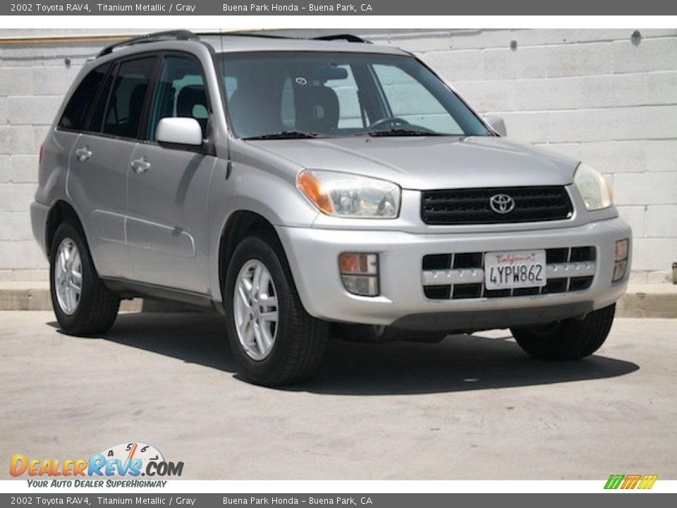 2002 Toyota RAV4 Titanium Metallic / Gray Photo #1