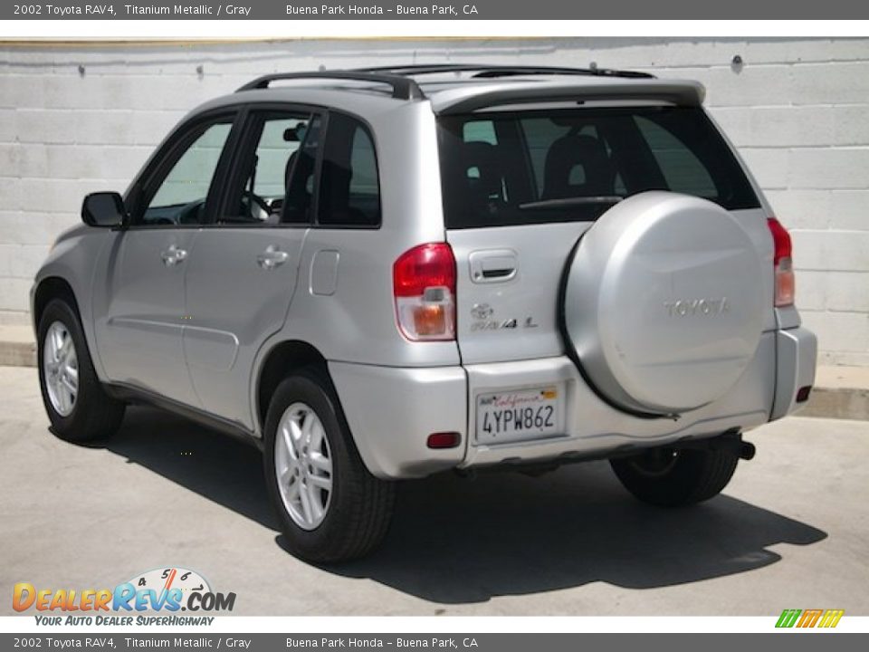 2002 Toyota RAV4 Titanium Metallic / Gray Photo #2