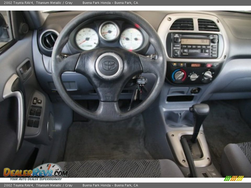 2002 Toyota RAV4 Titanium Metallic / Gray Photo #5