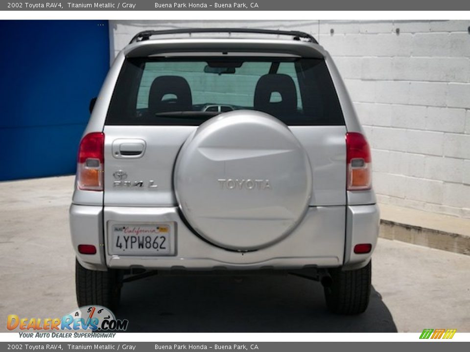 2002 Toyota RAV4 Titanium Metallic / Gray Photo #9