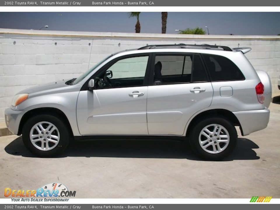 2002 Toyota RAV4 Titanium Metallic / Gray Photo #10