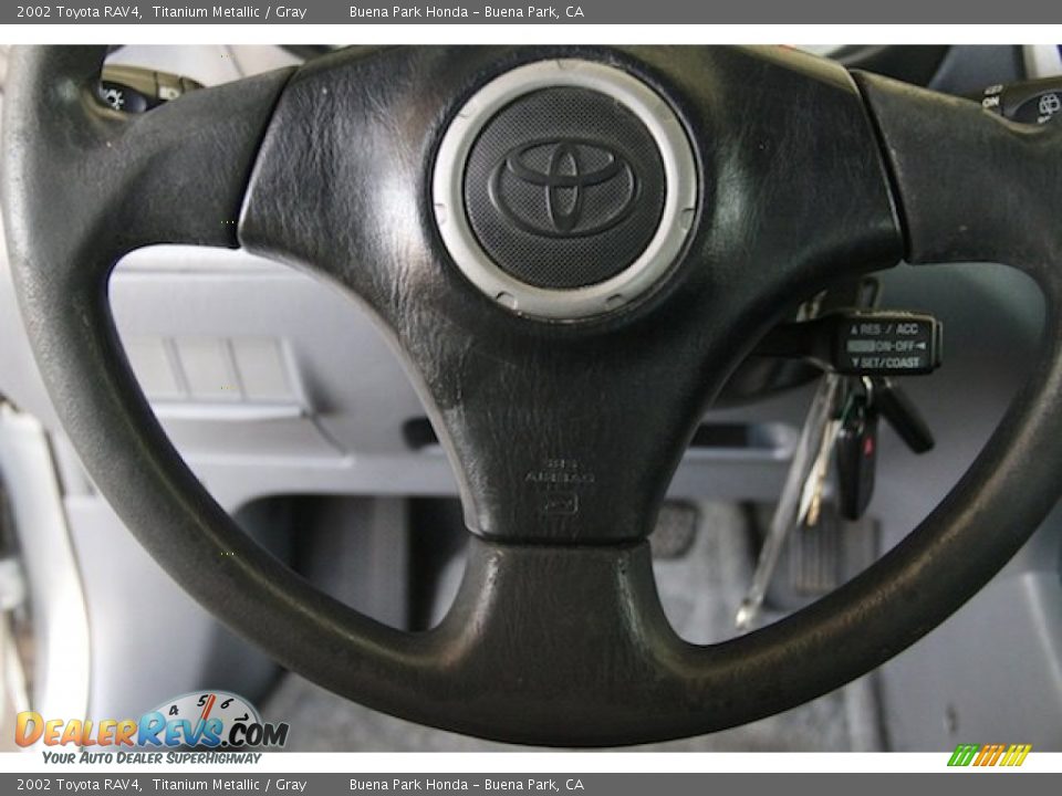 2002 Toyota RAV4 Titanium Metallic / Gray Photo #11