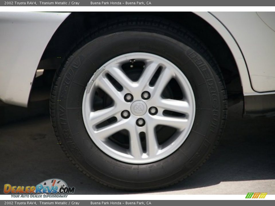 2002 Toyota RAV4 Titanium Metallic / Gray Photo #30