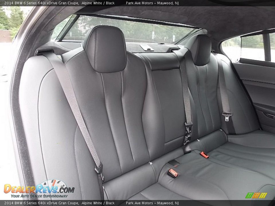 Rear Seat of 2014 BMW 6 Series 640i xDrive Gran Coupe Photo #23