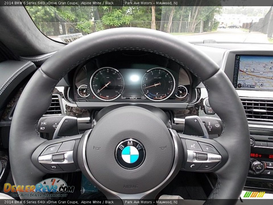 2014 BMW 6 Series 640i xDrive Gran Coupe Steering Wheel Photo #30
