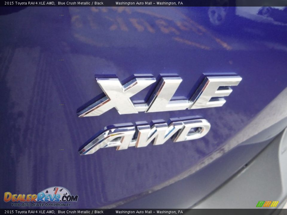 2015 Toyota RAV4 XLE AWD Blue Crush Metallic / Black Photo #8
