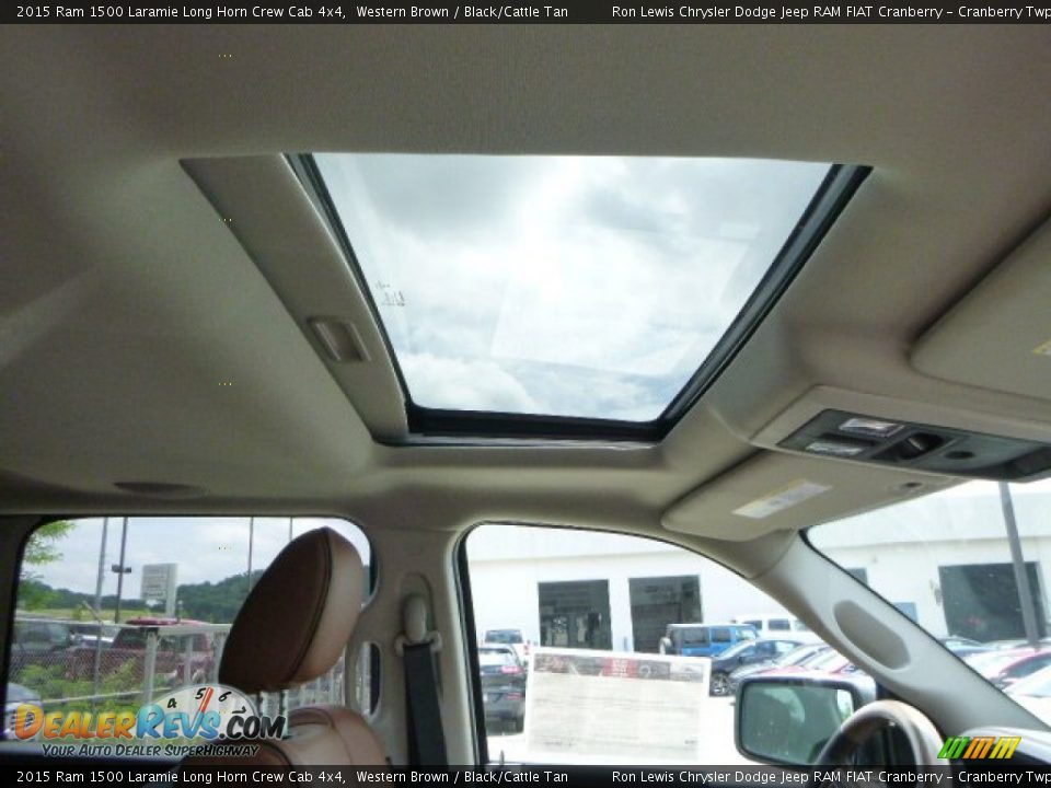 2015 Ram 1500 Laramie Long Horn Crew Cab 4x4 Western Brown / Black/Cattle Tan Photo #13