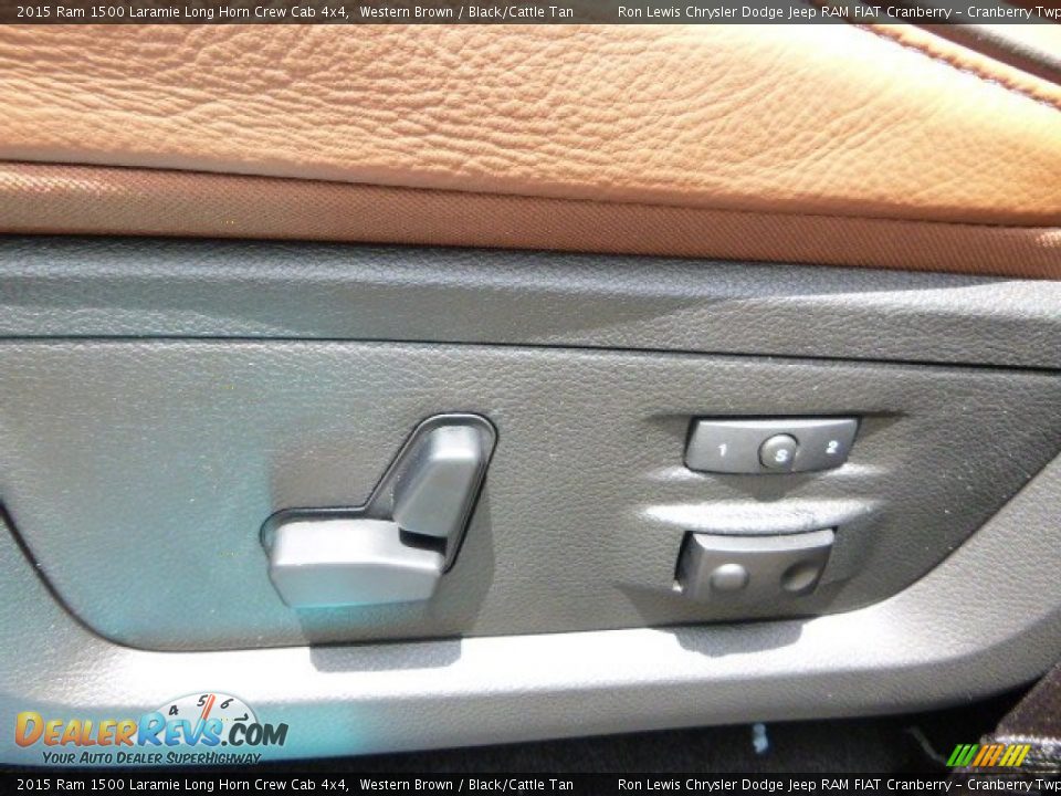 2015 Ram 1500 Laramie Long Horn Crew Cab 4x4 Western Brown / Black/Cattle Tan Photo #16