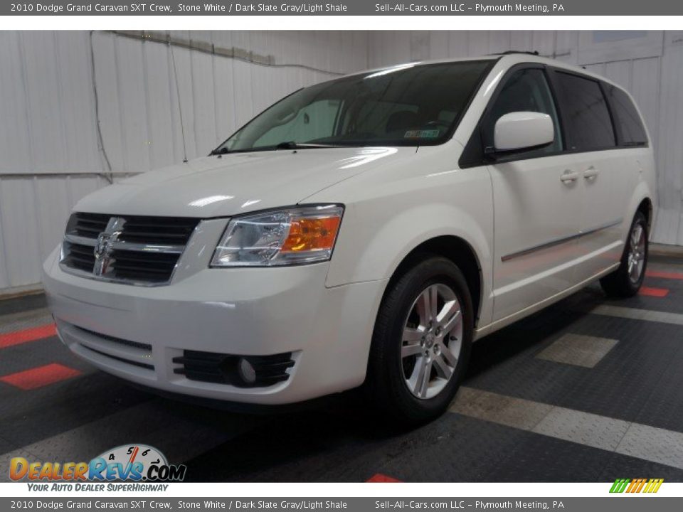 2010 Dodge Grand Caravan SXT Crew Stone White / Dark Slate Gray/Light Shale Photo #3