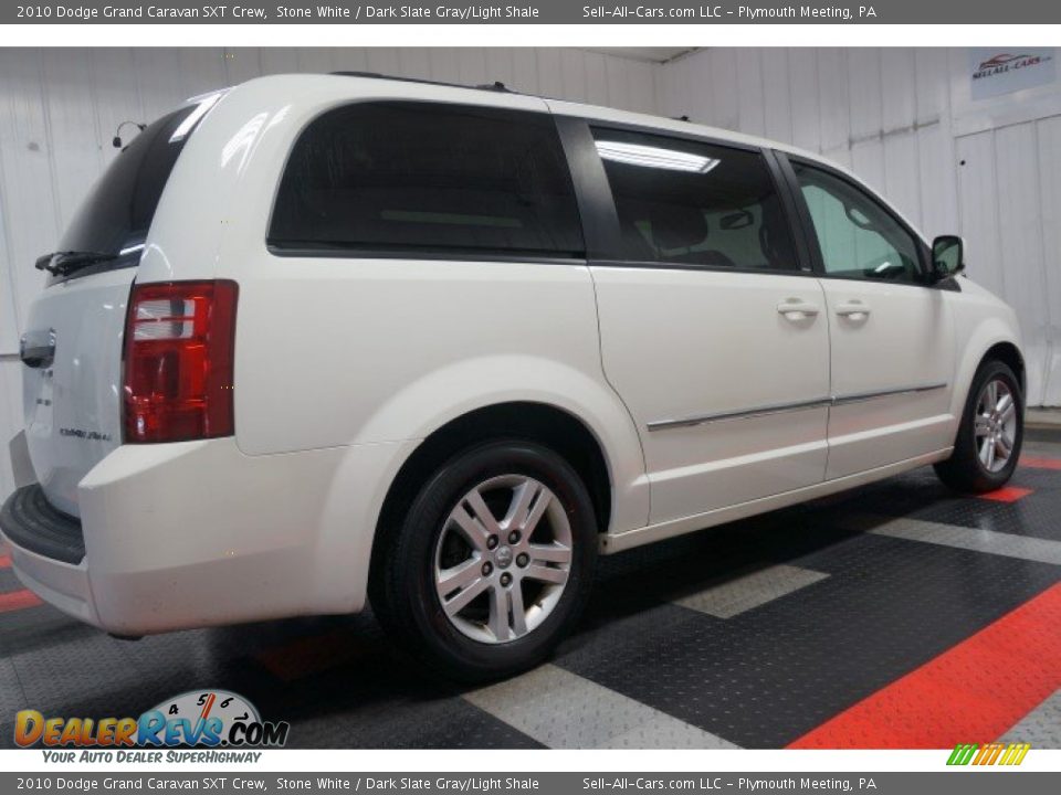 2010 Dodge Grand Caravan SXT Crew Stone White / Dark Slate Gray/Light Shale Photo #7