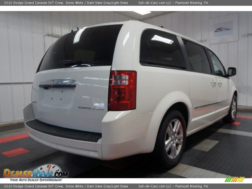 2010 Dodge Grand Caravan SXT Crew Stone White / Dark Slate Gray/Light Shale Photo #8