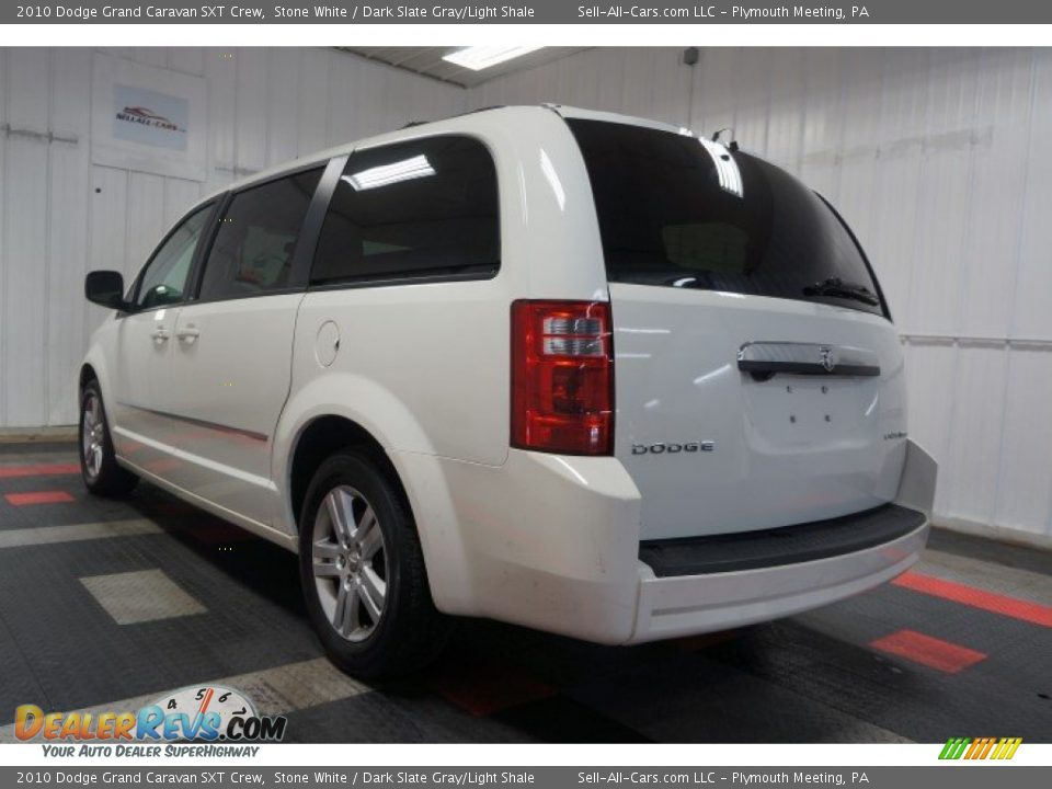 2010 Dodge Grand Caravan SXT Crew Stone White / Dark Slate Gray/Light Shale Photo #10