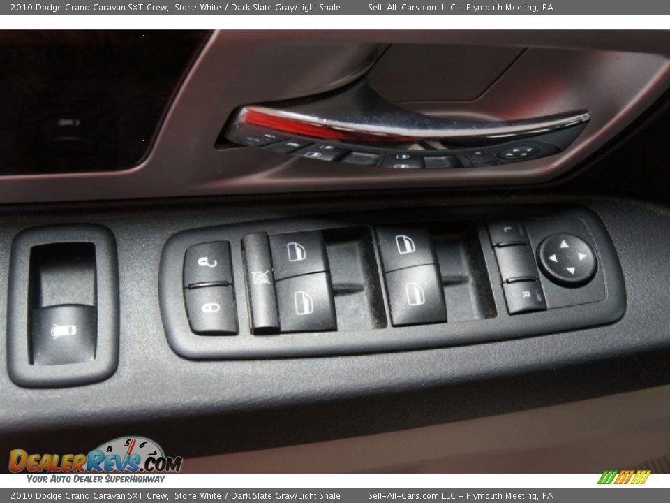 2010 Dodge Grand Caravan SXT Crew Stone White / Dark Slate Gray/Light Shale Photo #13