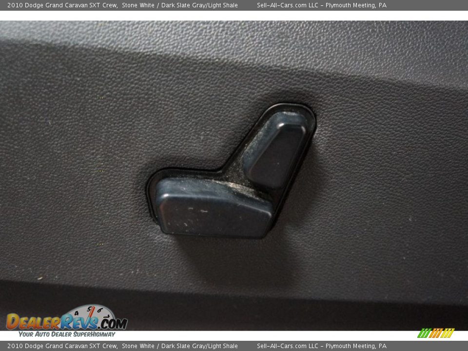 2010 Dodge Grand Caravan SXT Crew Stone White / Dark Slate Gray/Light Shale Photo #19