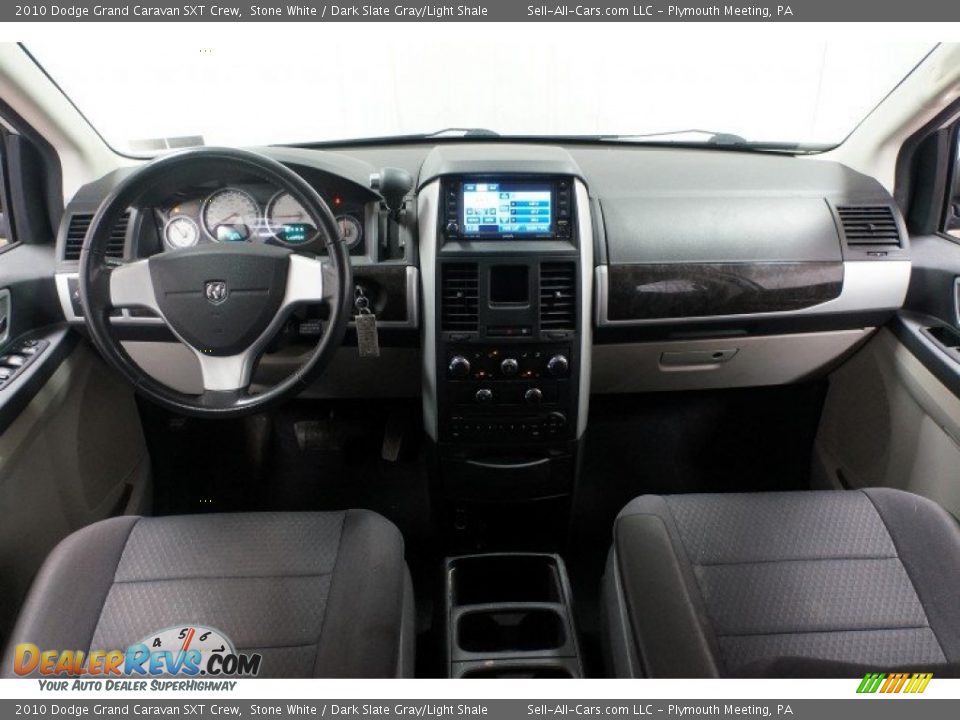2010 Dodge Grand Caravan SXT Crew Stone White / Dark Slate Gray/Light Shale Photo #21
