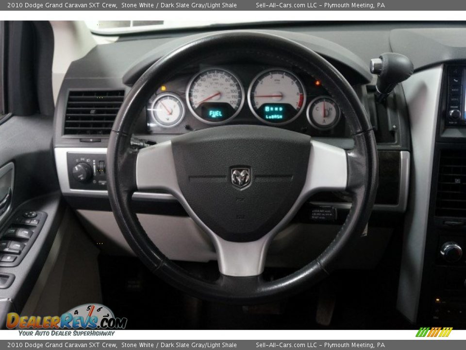 2010 Dodge Grand Caravan SXT Crew Stone White / Dark Slate Gray/Light Shale Photo #28