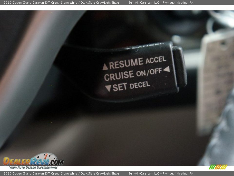 2010 Dodge Grand Caravan SXT Crew Stone White / Dark Slate Gray/Light Shale Photo #29