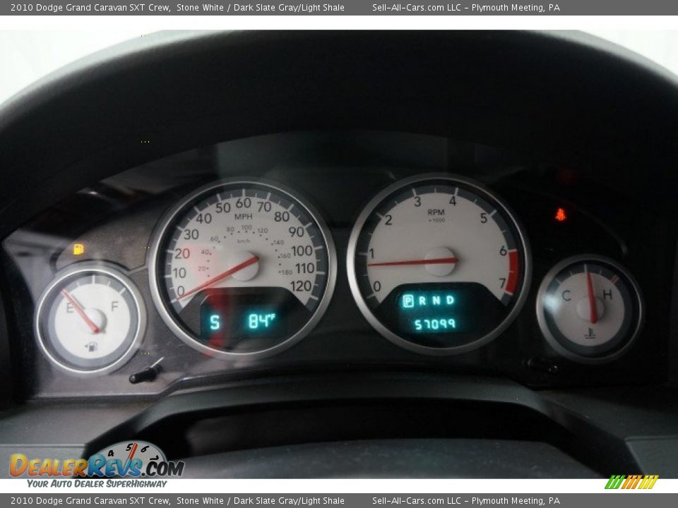 2010 Dodge Grand Caravan SXT Crew Stone White / Dark Slate Gray/Light Shale Photo #32