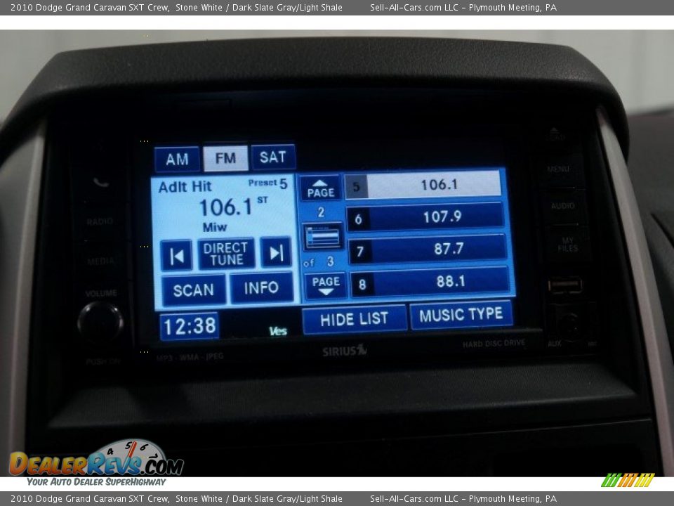 2010 Dodge Grand Caravan SXT Crew Stone White / Dark Slate Gray/Light Shale Photo #34